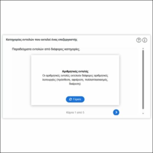 Κατηγορίες εντολών που εκτελεί ένας επεξεργαστής_icon