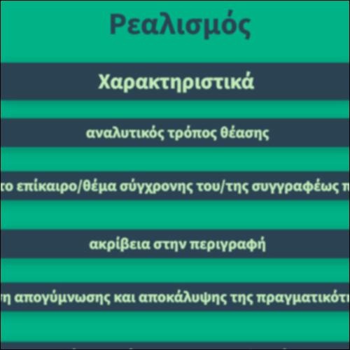 Ρεαλισμός: Δυναμικός εννοιολογικός/ νοητικός χάρτης_icon