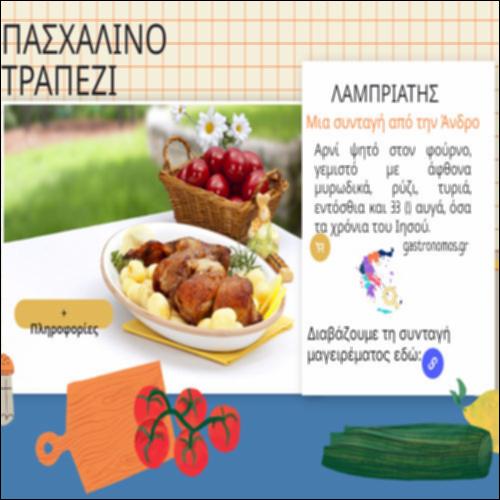Παρουσίαση πασχαλινής παραδοσιακής συνταγής για τον οβελία_icon