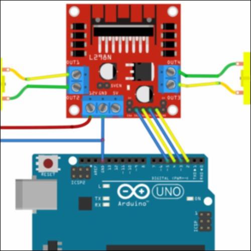 Αυτόνομο ρομποτικό όχημα - Διάσυνδεση Arduino και πλακέτας ελέγχου L298N_icon