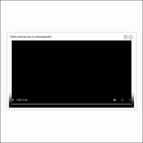 Video tutorial για το answergarden_icon
