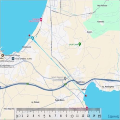Τρεις διώρυγες (Κλίμακα - Μέτρηση αποστάσεων πάνω στον χάρτη)_icon