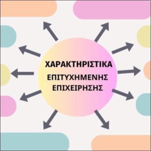 Εννοιολογικός χάρτης για τα χαρακτηριστικά μιας επιτυχημένης επιχείρησης_icon