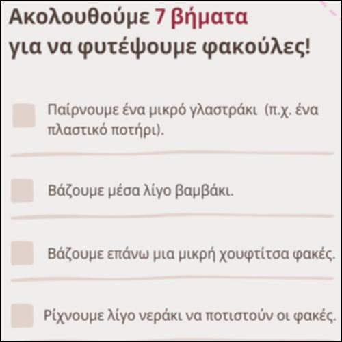 7 βήματα για να φυτέψουμε φακούλες_icon