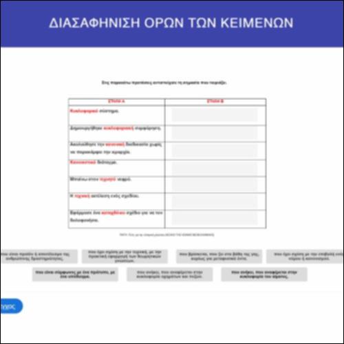 Διασαφήνιση όρων των κειμένων_εικονίδιο