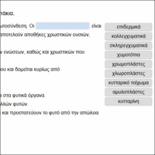 Τα φυτικά κύτταρα και τα συστατικά τους_icon
