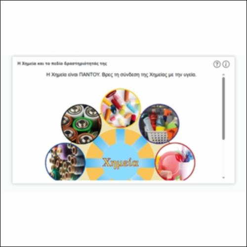 Η Χημεία και το πεδίο δραστηριότητάς της (Ι)_icon