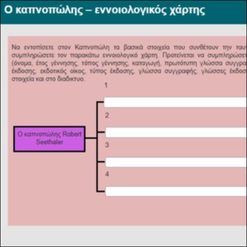 Ο καπνοπώλης – εννοιολογικός χάρτης_icon