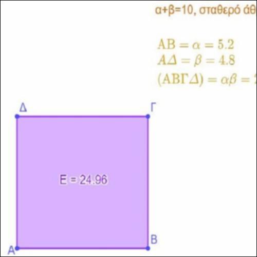 ΜΕΓΙΣΤΟ ΓΙΝΟΜΕΝΟ ΑΡΙΘΜΩΝ ΜΕ ΣΤΑΘΕΡΟ ΑΘΡΟΙΣΜΑ_icon