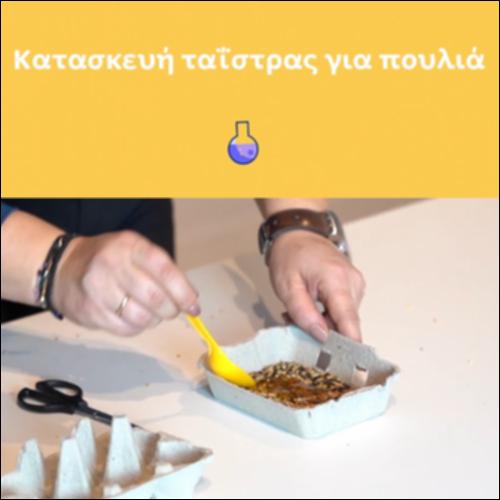 Κατασκευή ταΐστρας για πουλιά_icon
