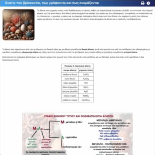 Άλατα: Πού βρίσκονται, πώς γράφονται και πώς ονομάζονται_icon
