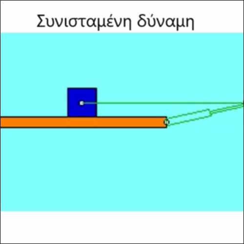 Πειραματικός προσδιορισμός επιτάχυνσης και της συνισταμένης δύναμης_icon