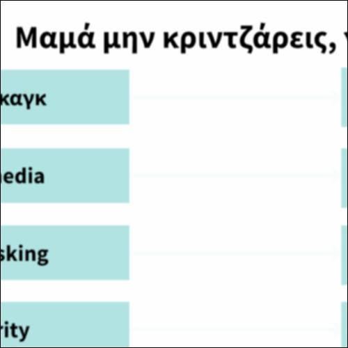 Μαμά μην κριντζάρεις, γλωσσάρι_icon