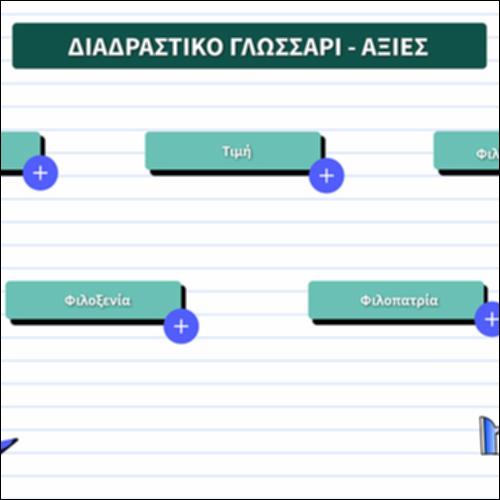 Διαδραστικό γλωσσάρι - Αξίες_icon