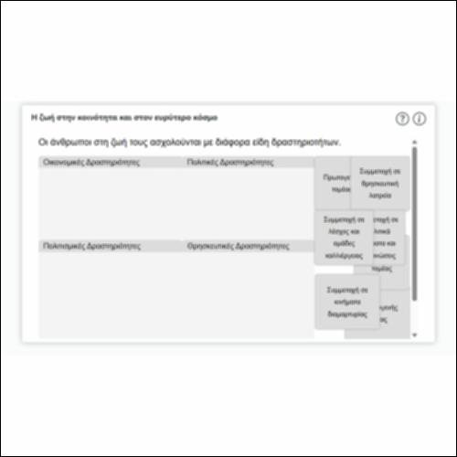 Η ζωή στην κοινότητα και στον ευρύτερο κόσμο_icon