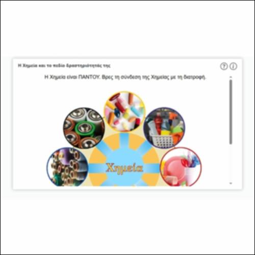 Η Χημεία και το πεδίο δραστηριότητάς της (VII) _icon
