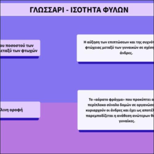 Γλωσσάρι - Ισότητα φύλων_icon