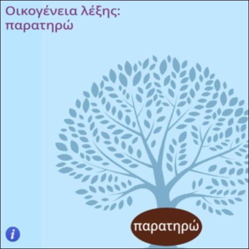 Οικογένεια λέξης ''παρατηρητήριο''_icon