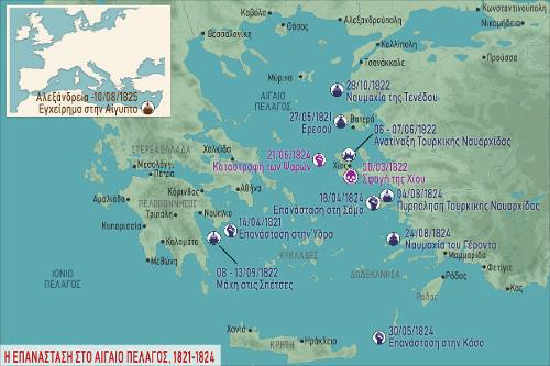 ΙΣΤΟΡΙΚΟΣ ΧΑΡΤΗΣ (Η ΕΠΑΝΑΣΤΑΣΗ ΣΤΟ ΑΙΓΑΙΟ ΠΕΛΑΓΟΣ, 1821-1824)_icon