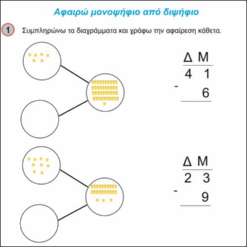 Αφαιρώ μονοψήφιο από διψήφιο_icon