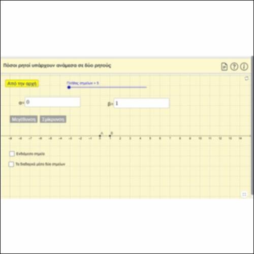 Πόσοι ρητοί υπάρχουν ανάμεσα σε δύο ρητούς_icon