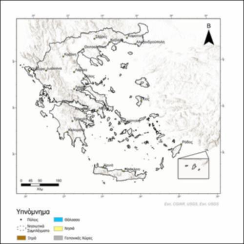 Κενός χάρτης της Ελλάδας για ζωγραφική_icon