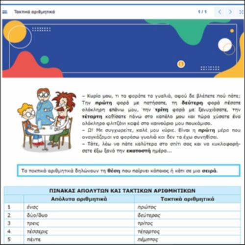 Παρουσίαση των τακτικών αριθμητικών επιθέτων_icon