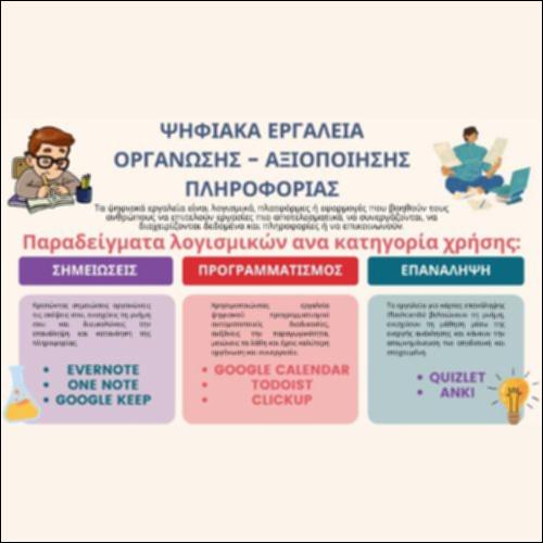 Ψηφιακά εργαλεία οργάνωσης και αξιοποίησης της πληροφορίας_icon