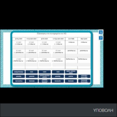 ΕΞΑΣΚΗΣΗ ΣΤΑ ΣΥΝΗΡΗΜΕΝΑ ΡΗΜΑΤΑ ΣΕ ΑΩ_icon