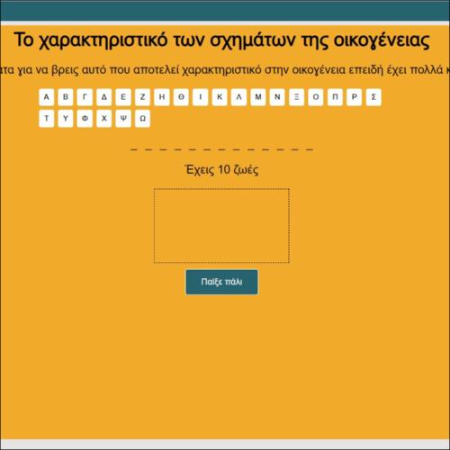 Το χαρακτηριστικό των σχημάτων της οικογένειας_icon