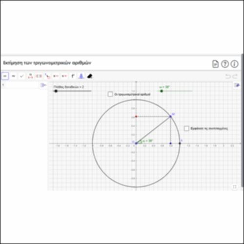 Εκτίμηση των τριγωνομετρικών αριθμών_icon