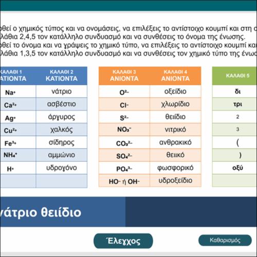 Η Γλώσσα της Χημείας - διαδραστικό παζλ_icon