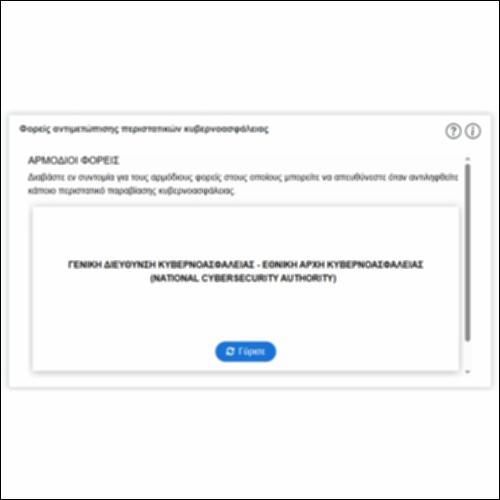 Φορείς αντιμετώπισης περιστατικών κυβερνοασφάλειας_εικονίδιο