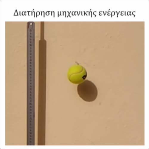 Διατήρηση μηχανικής ενέργειας στην κίνηση μιας μπάλας του τένις_icon