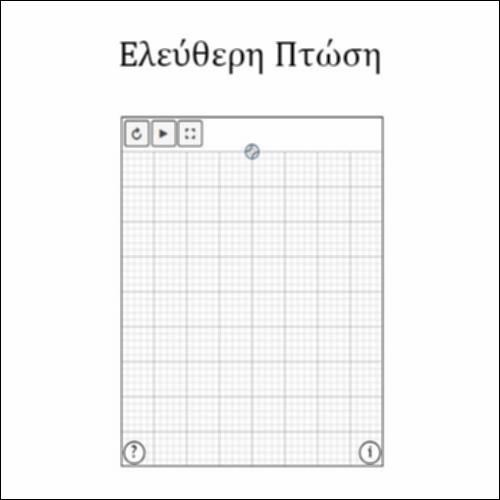 Προσδιορισμός της τιμής της επιτάχυνσης της βαρύτητας_icon