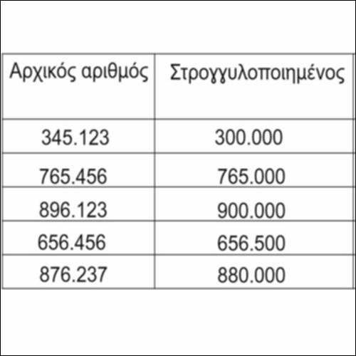 Στρογγυλοποιώ 6ψήφιους αριθμούς_icon