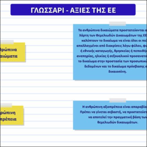 Γλωσσάρι - αξίες της Ευρωπαϊκής Ενωσης_εικονίδιο