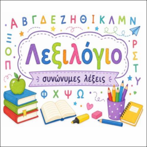 Συμπληρώνω το κείμενο με συνώνυμες λέξεις_icon