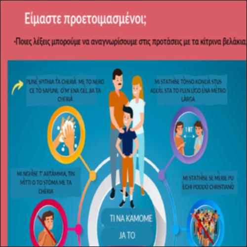 Αφίσα με οδηγίες για τον κορωνοϊό στη διάλεκτο της Κάτω Ιταλίας_icon