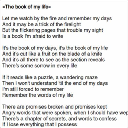 The book of my life_icon